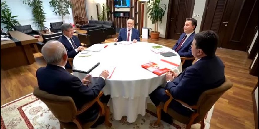 Beşli masa adayını açıklıyor